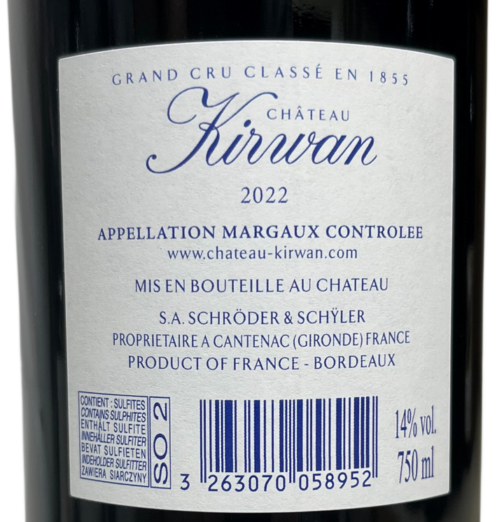 2022 Kirwan Margaux