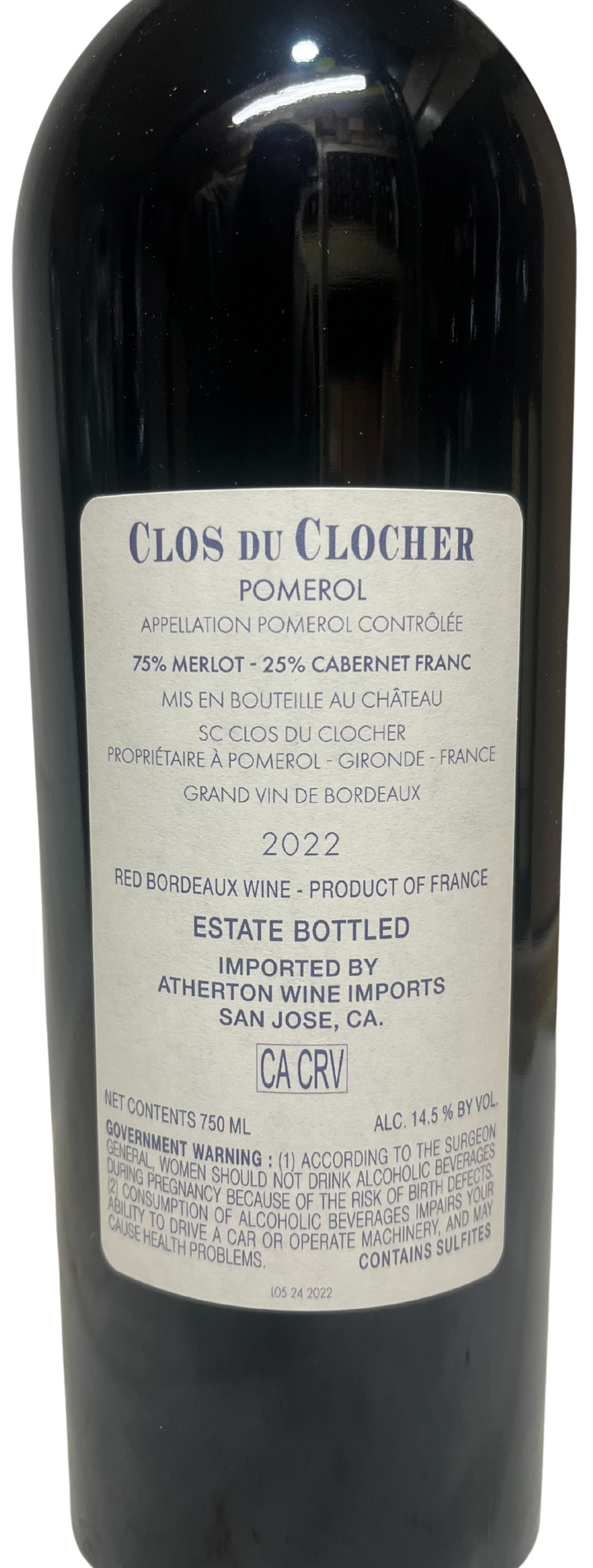2022 Clos du Clocher Pomerol