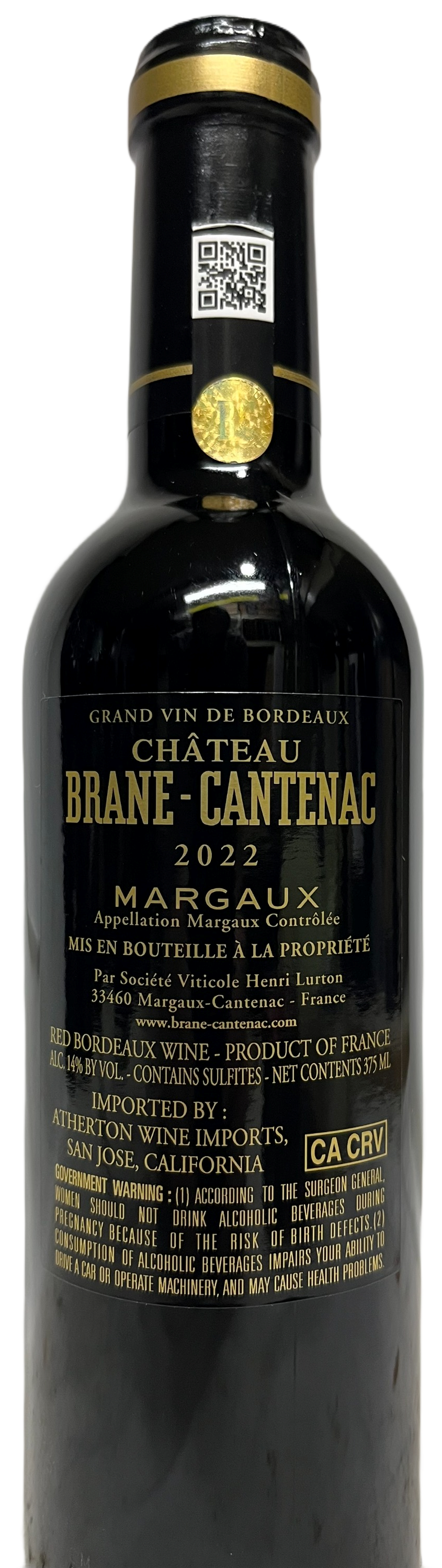 2022 Brane Cantenac Margaux