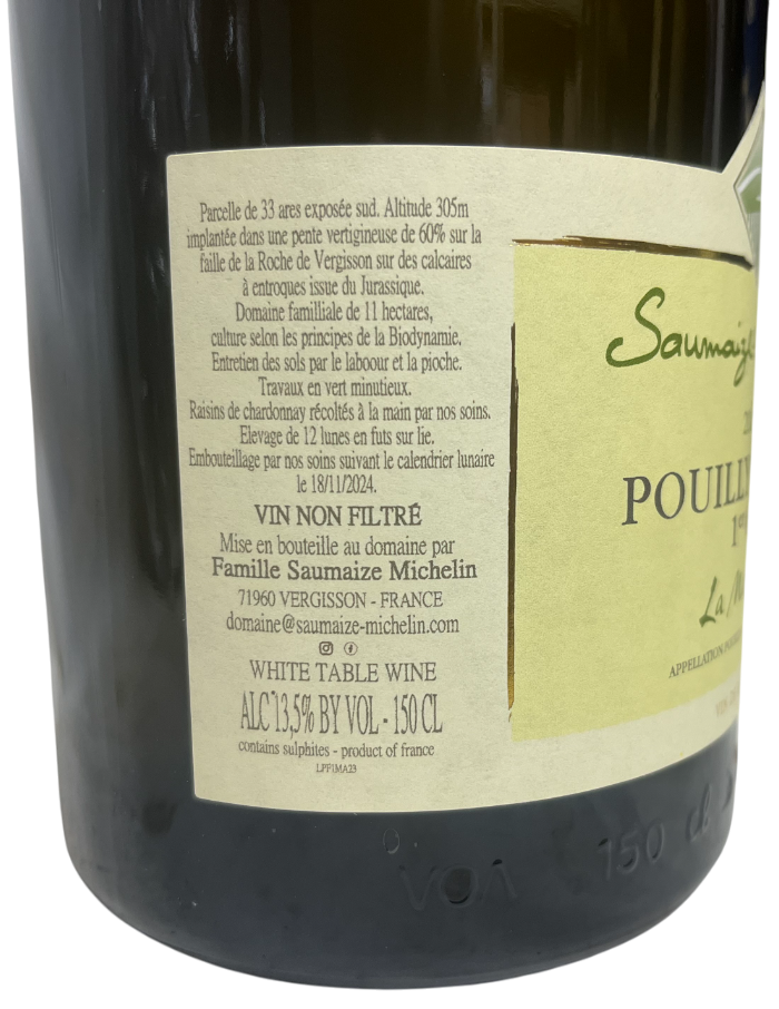 2023 Saumaize-Michelin Pouilly Fuisse la Marechaude