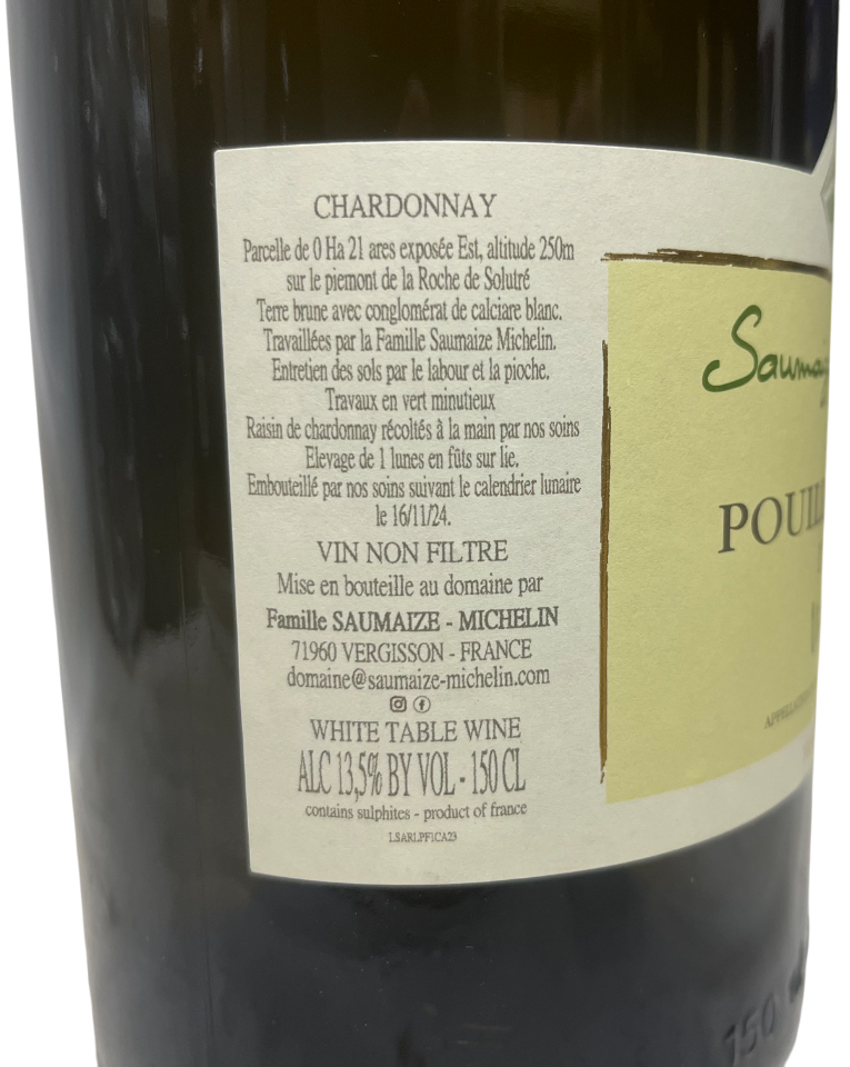 2023 Saumaize-Michelin Pouilly Fuisse Vers Cras