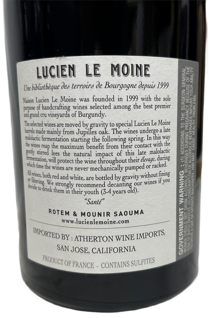 2021 Lucien Le Moine Nuits St Georges les St. Georges