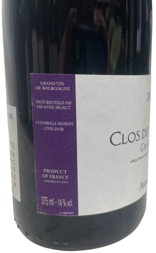 2022 Anne Sigaut Clos De La Roche