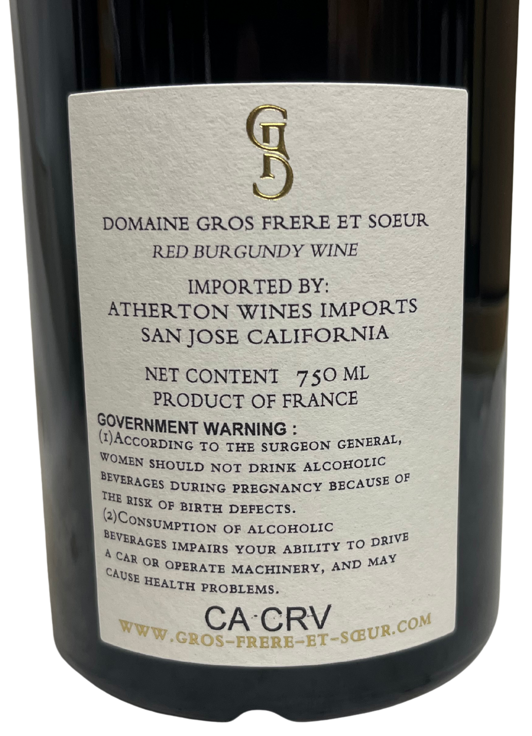 2022 Gros Frere & Soeur Bourgogne Hautes Cotes de Nuits