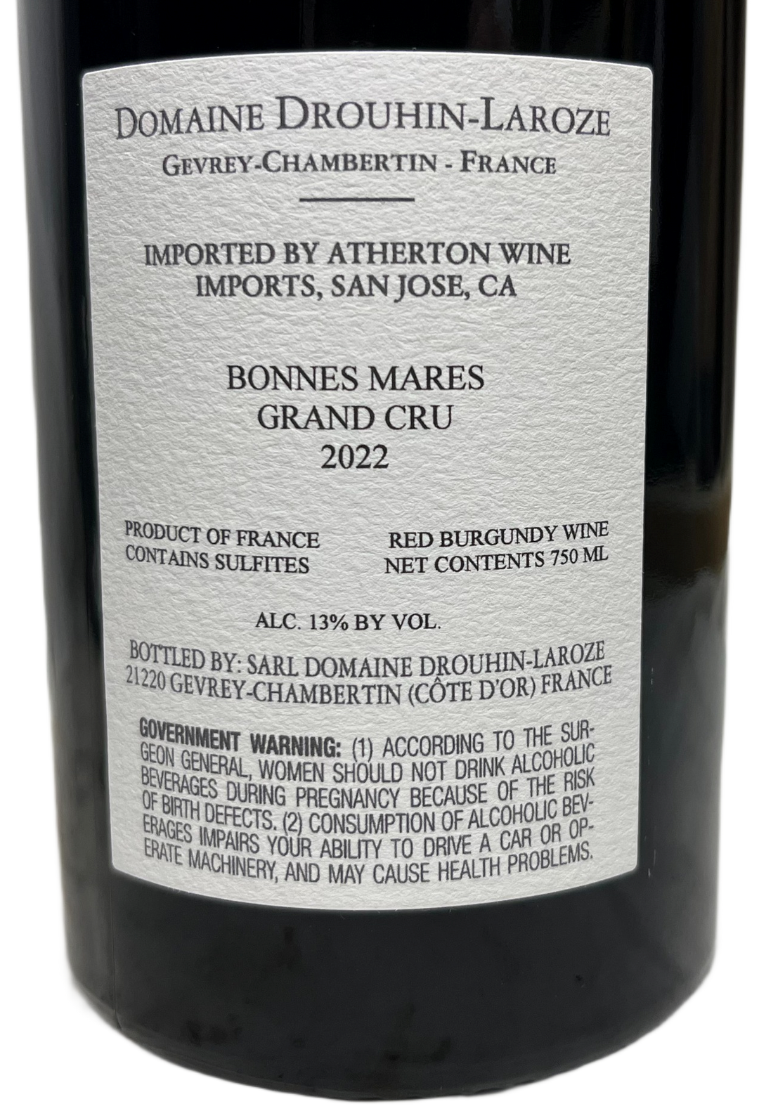 2022 Drouhin Laroze Bonnes Mares