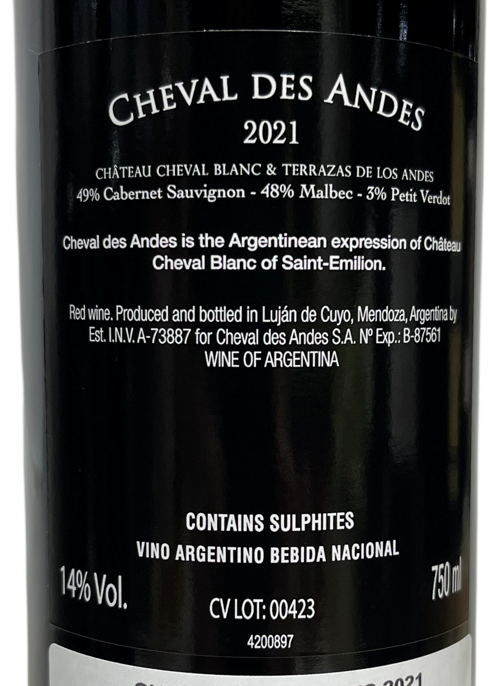 2021 Cheval des Andes Mendoza