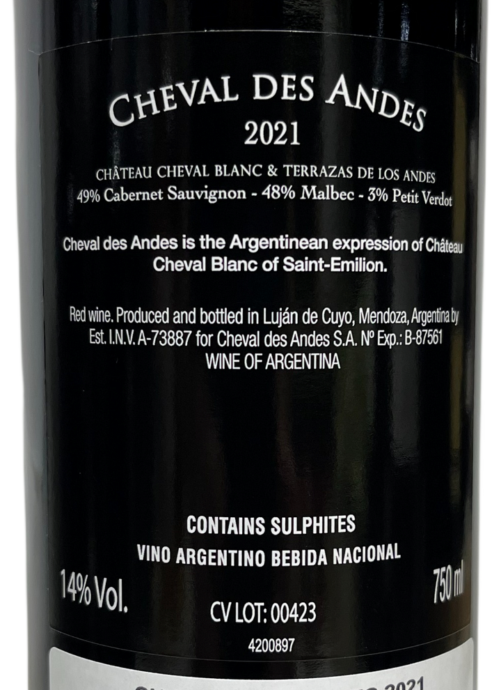 2021 Cheval des Andes Mendoza