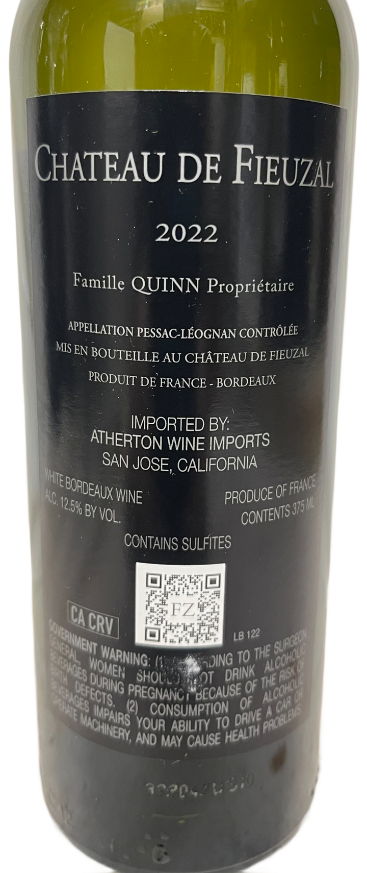 2022 De Fieuzal Pessac Leognan Blanc
