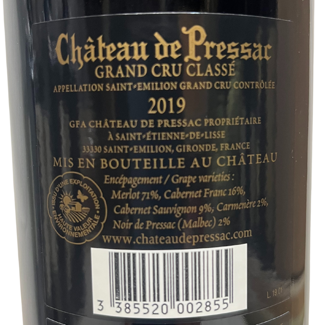 2019 Chateau de Pressac