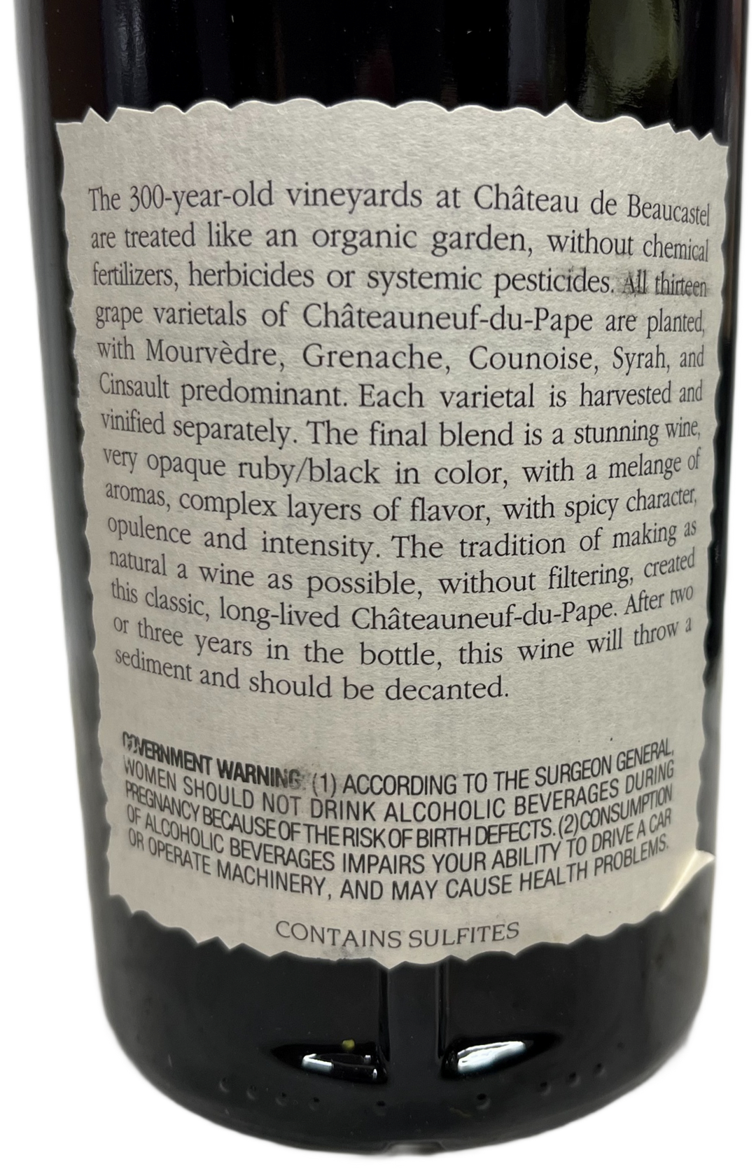 1990 Beaucastel Chateauneuf du Pape