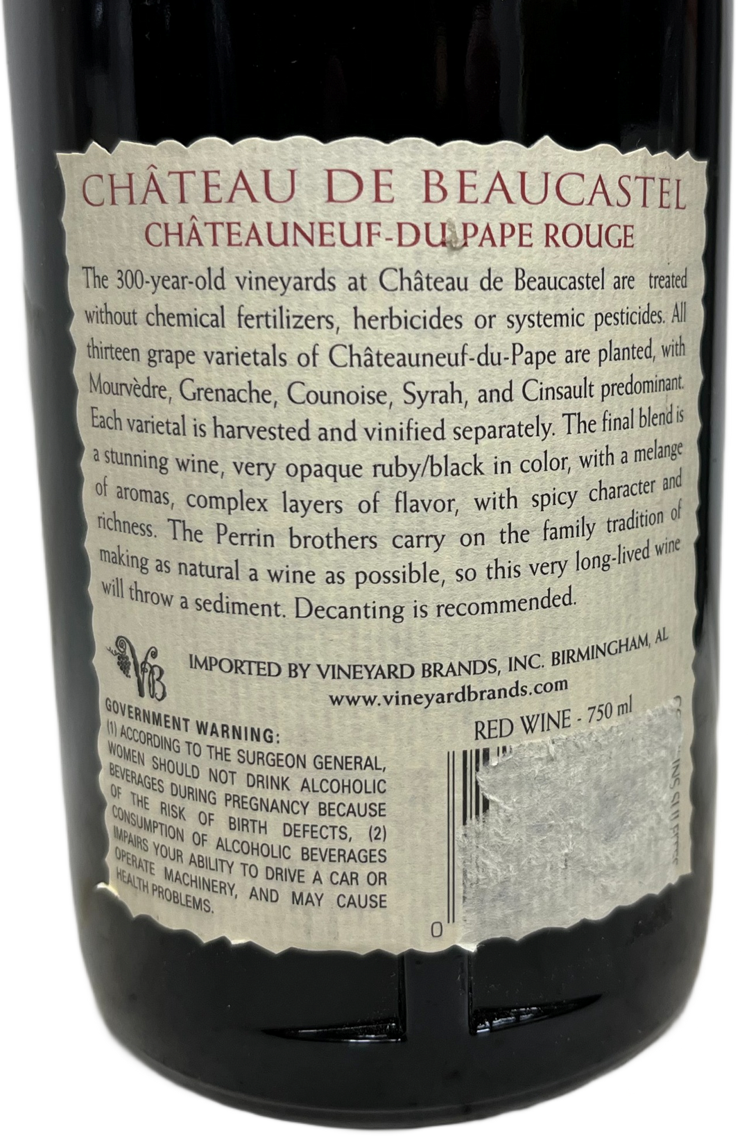 2000 Beaucastel Chateauneuf du Pape
