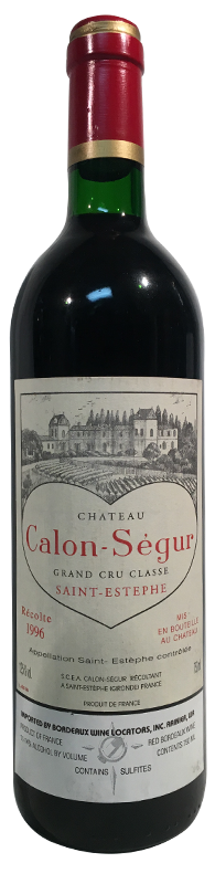 1996 Calon Segur St Estephe