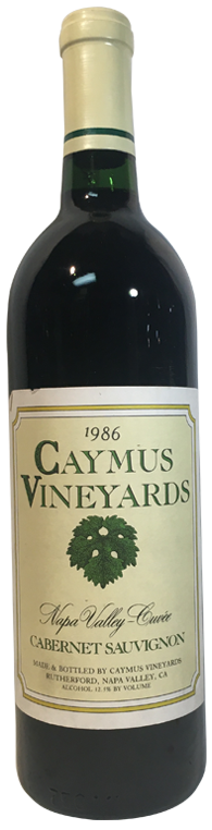 1986 Caymus Napa Valley Cabernet Sauvignon