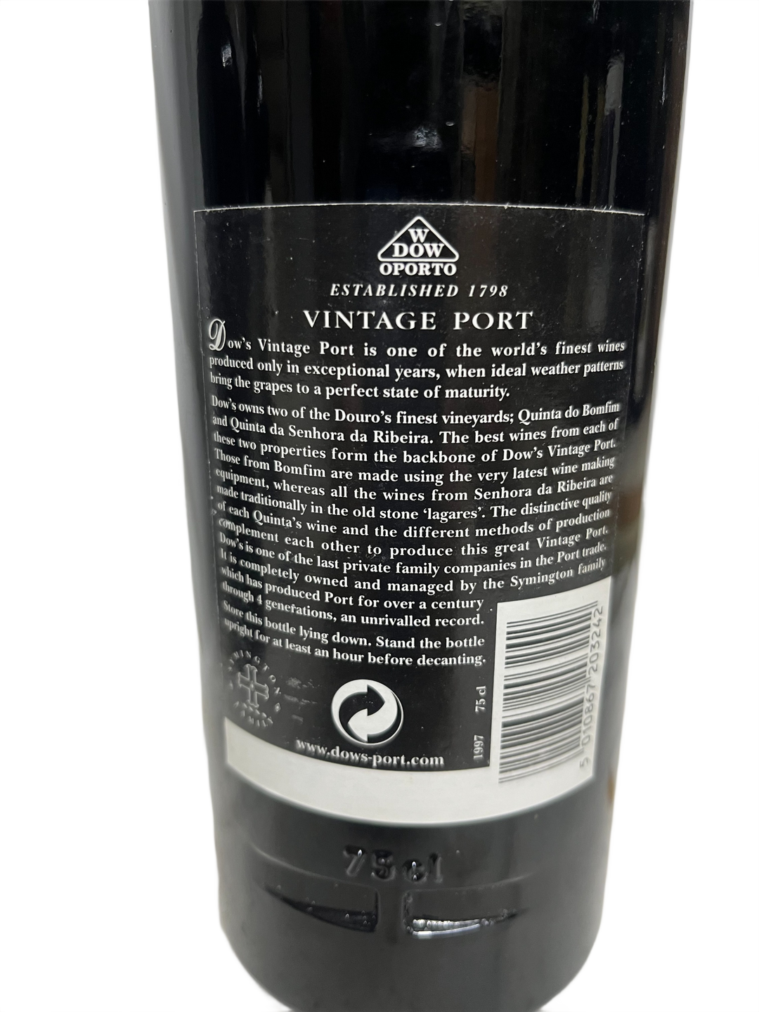 1997 Dow Vintage Port