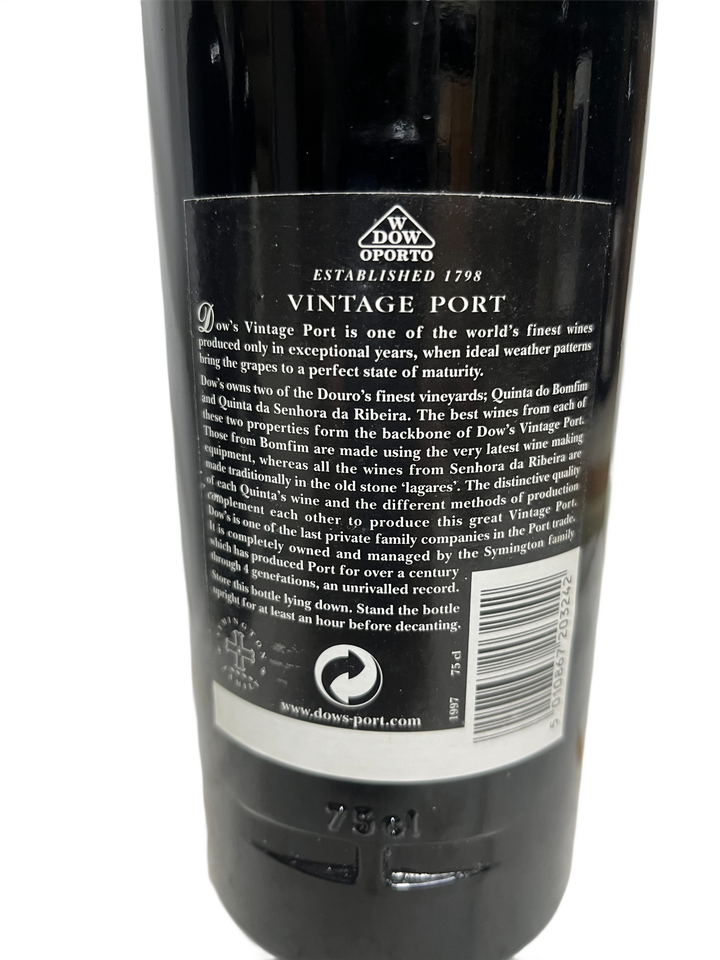 1997 Dow Vintage Port