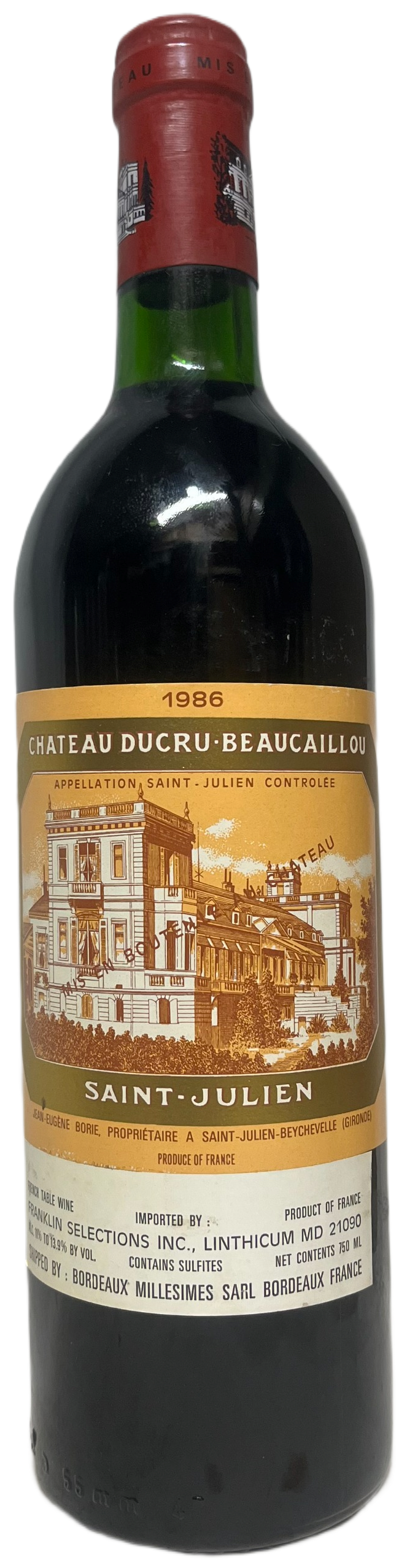 1986 Ducru Beaucaillou St Julien