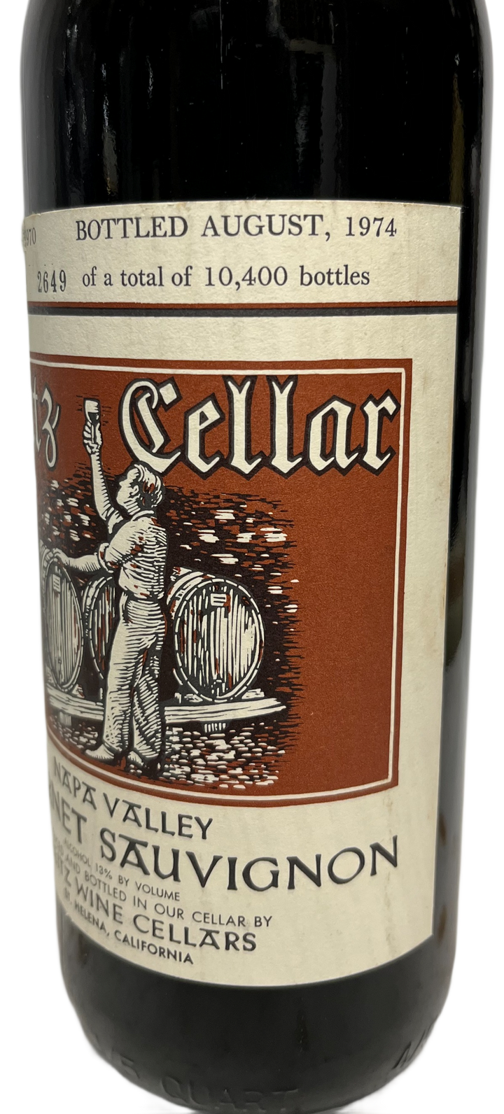 1970 Heitz Cellar Napa Valley Martha's Vineyard Cabernet Sauvignon