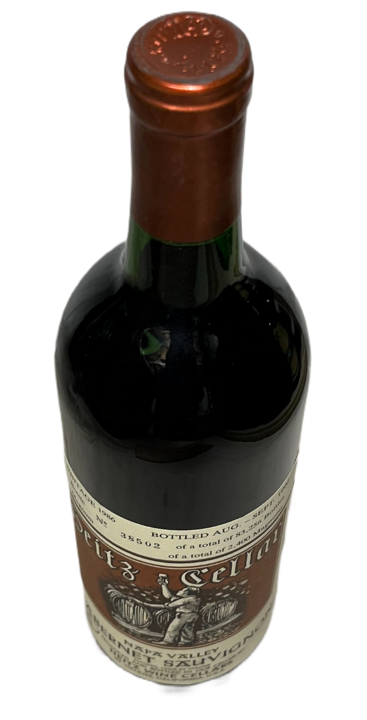 1986 Heitz Cellar Napa Valley Martha's Vineyard Cabernet Sauvignon