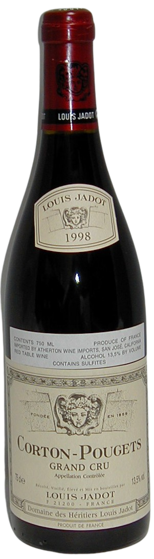 1998 Louis Jadot Corton Pougets