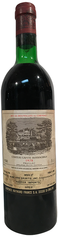 1978 Lafite Rothschild Pauillac