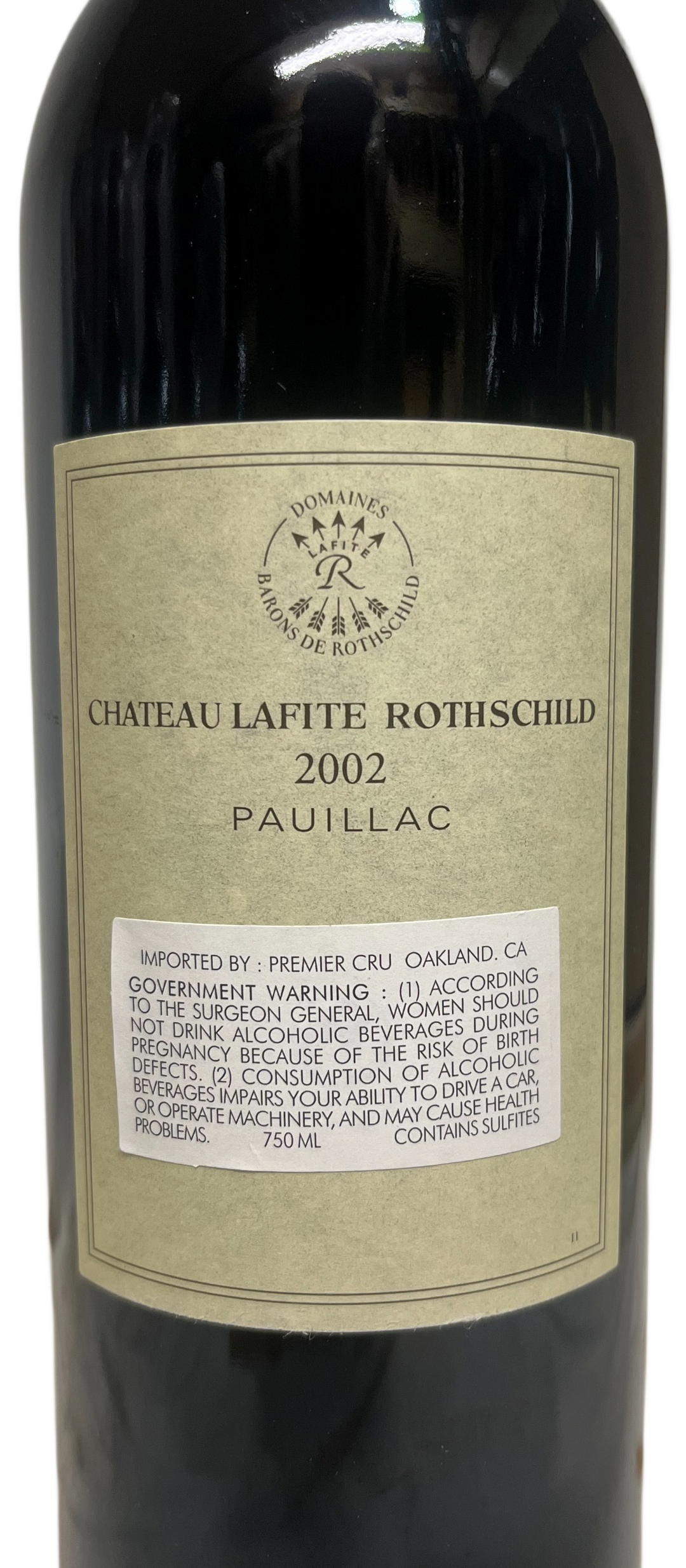 2002 Lafite Rothschild Pauillac