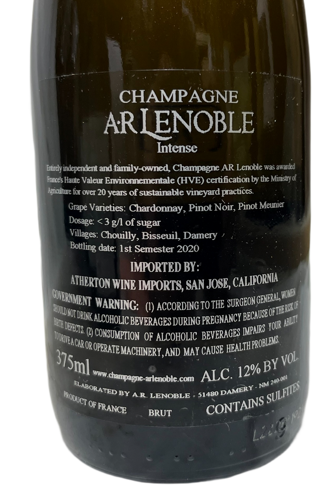 NV AR Lenoble Champagne Brut Intense