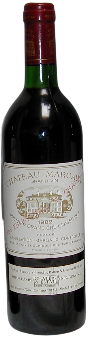 1982 Chateau Margaux Red Blend