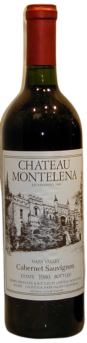 1980 Chateau Montelena Napa Valley Estate Cabernet