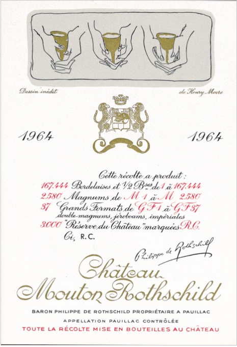 1964 Mouton Rothschild Pauillac