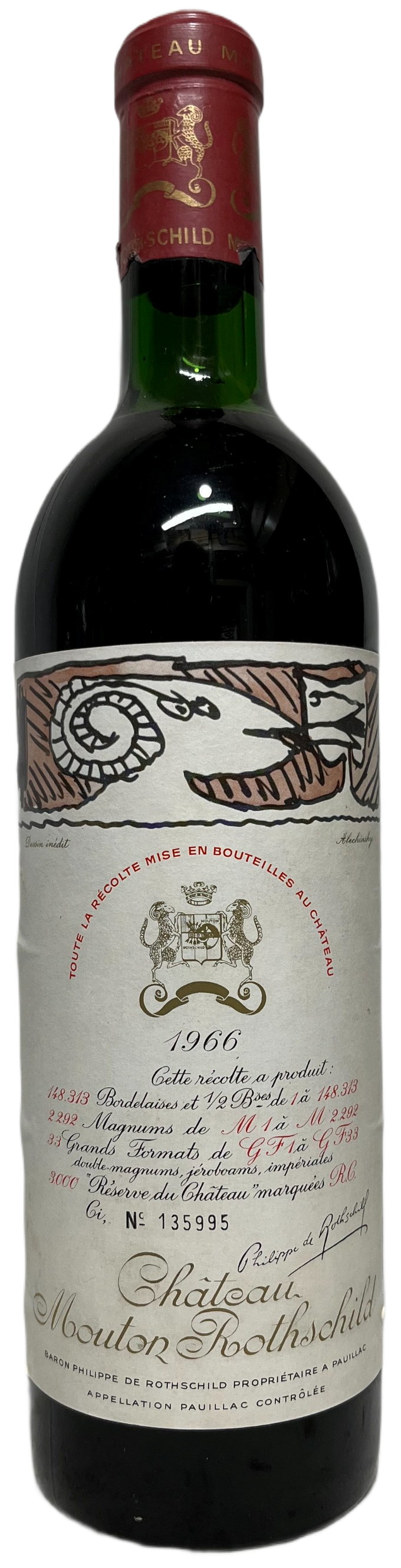 1966 Mouton Rothschild Pauillac