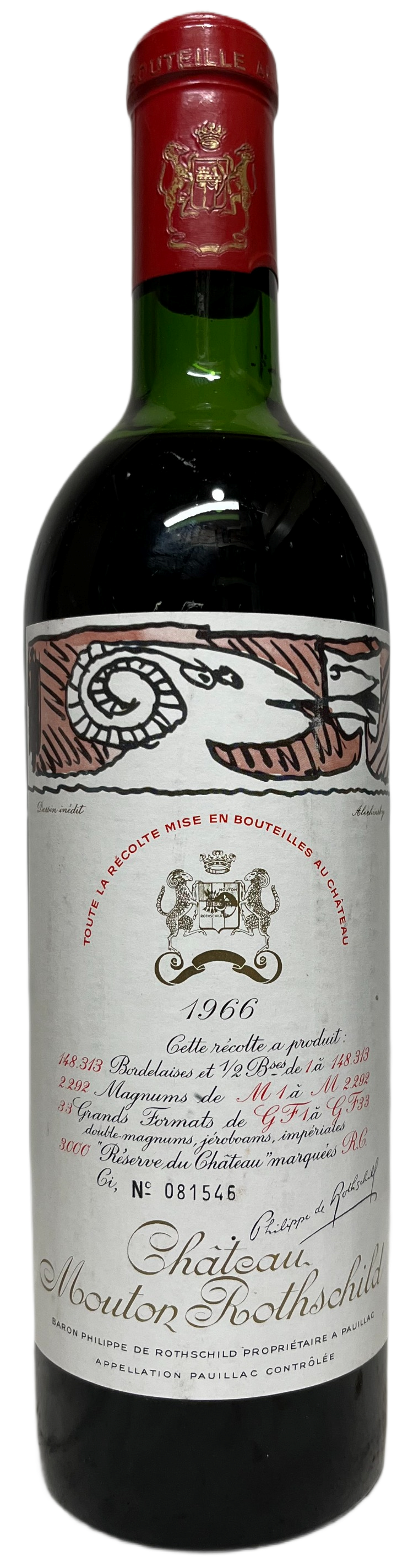 1966 Mouton Rothschild Pauillac