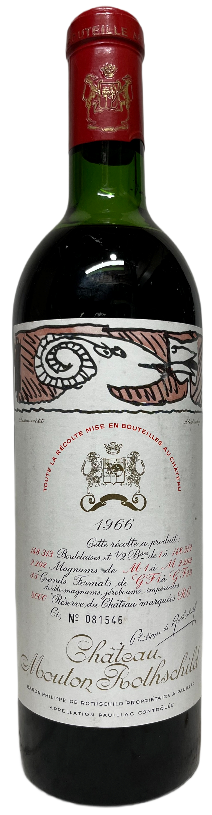 1966 Mouton Rothschild Pauillac