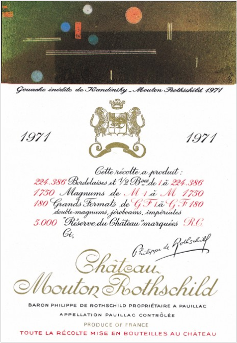 1971 Mouton Rothschild Pauillac