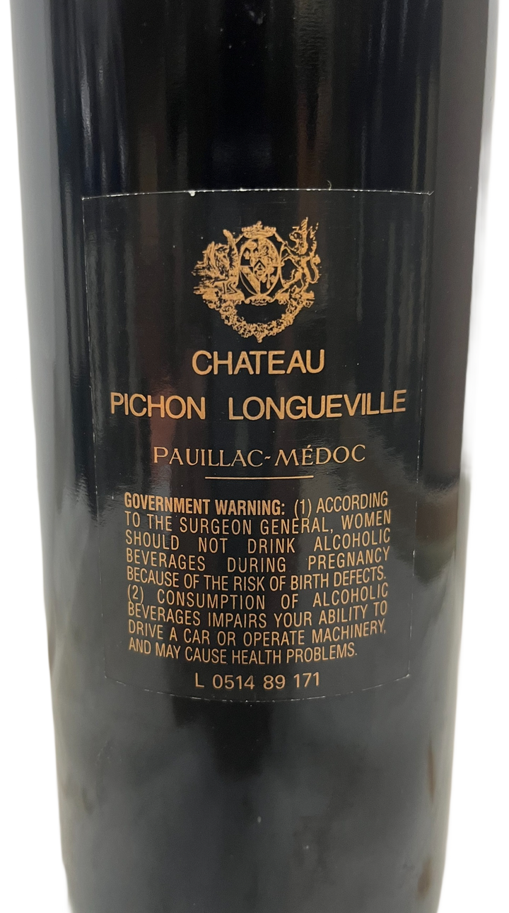 1989 Pichon Baron Pauillac