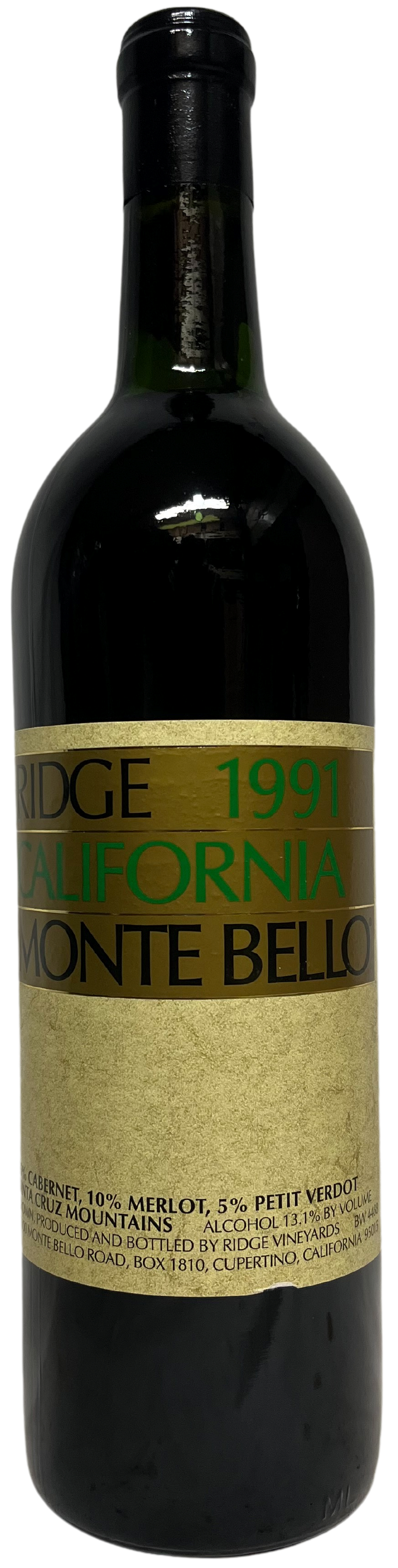 1991 Ridge Monte Bello Proprietary Red