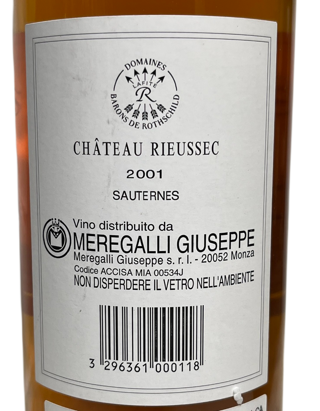 2001 Rieussec Sauternes