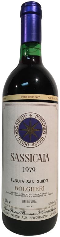 1979 Tenuta San Guido Sassicaia