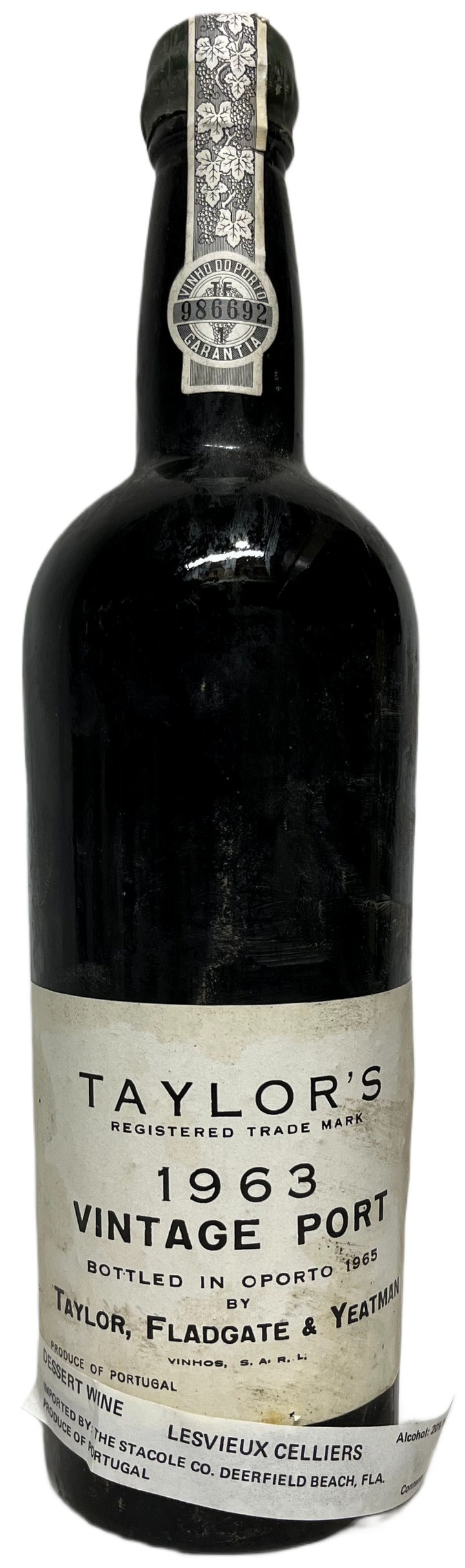 1963 Taylor Fladgate Vintage Port