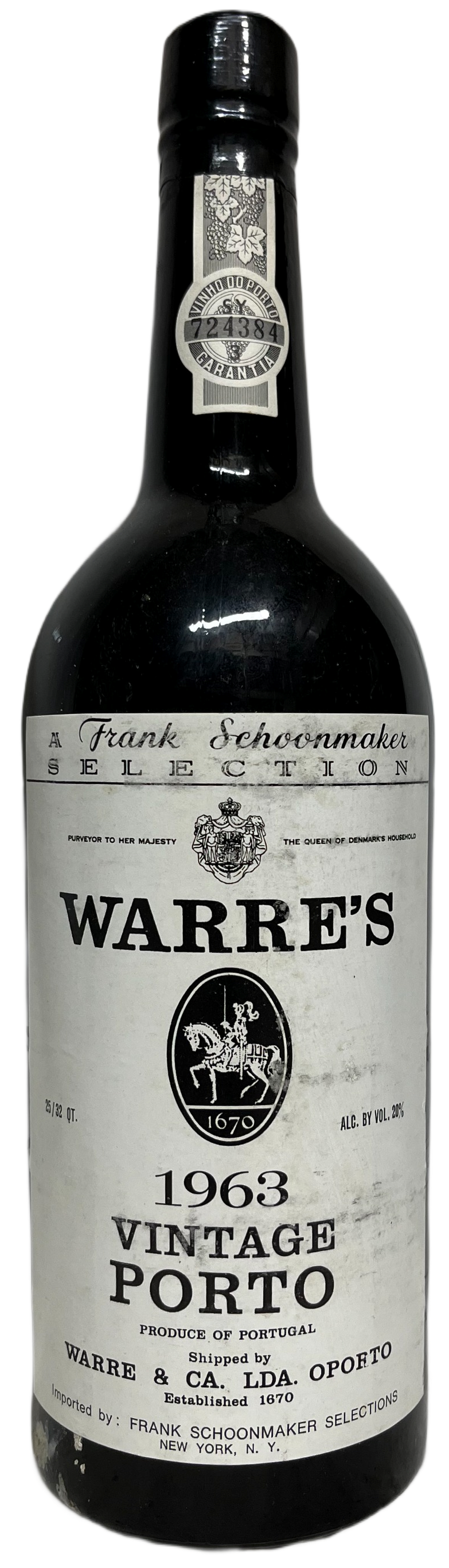 1963 Warre Vintage Port