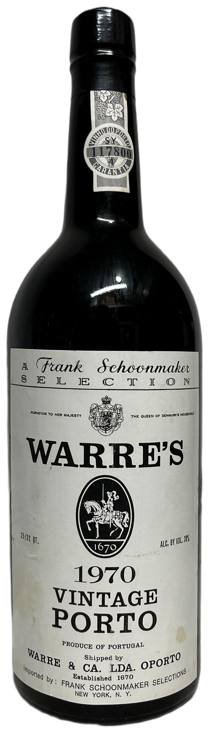 1970 Warre Vintage Port