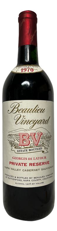 BV Beaulieu Vineyard Private Reserve Georges de Latour Cabernet