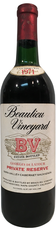 BV Beaulieu Vineyard Private Reserve Georges de Latour Cabernet