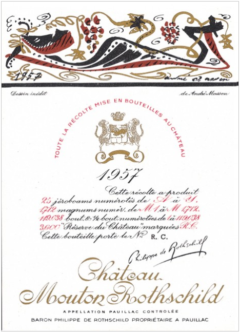 1957 Mouton Rothschild Pauillac