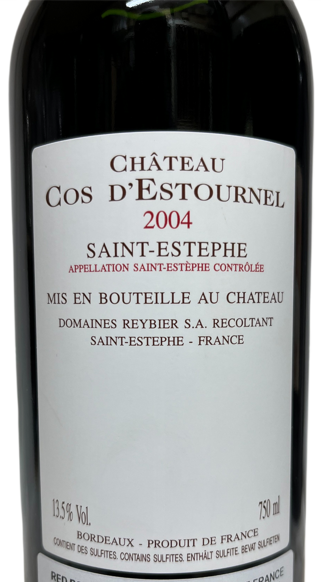 2004 Cos d'Estournel St Estephe