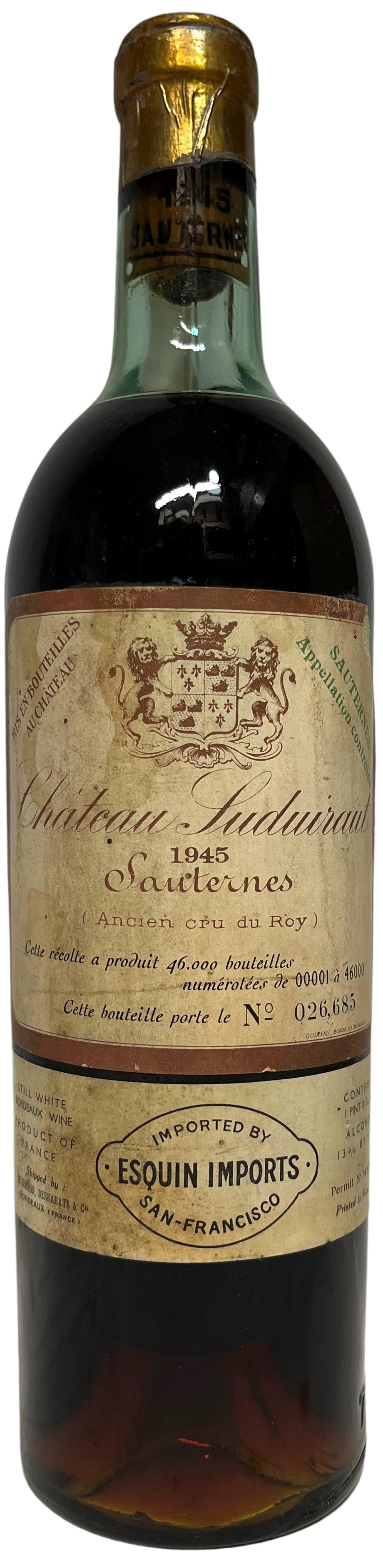 1945 Suduiraut Sauternes