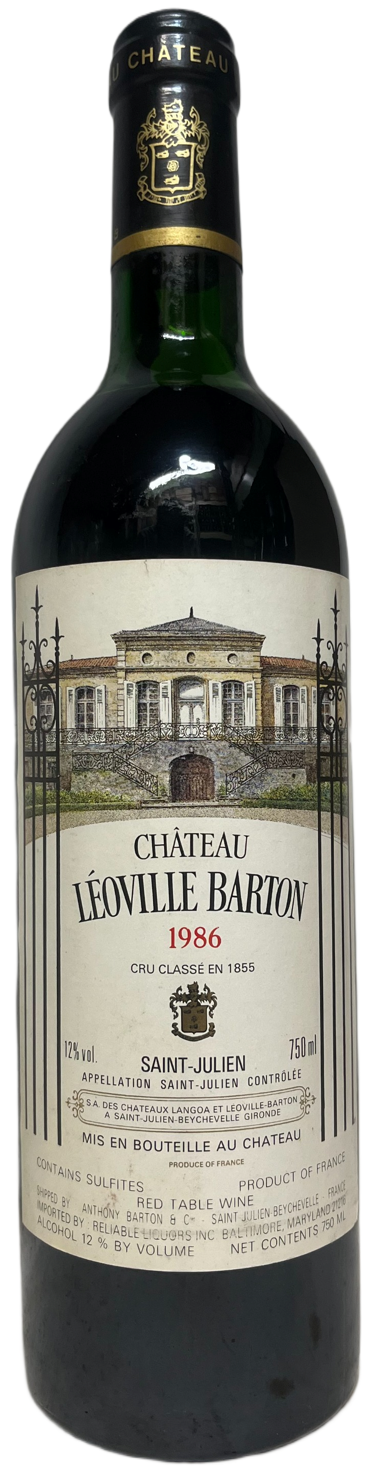 1986 Leoville Barton St Julien