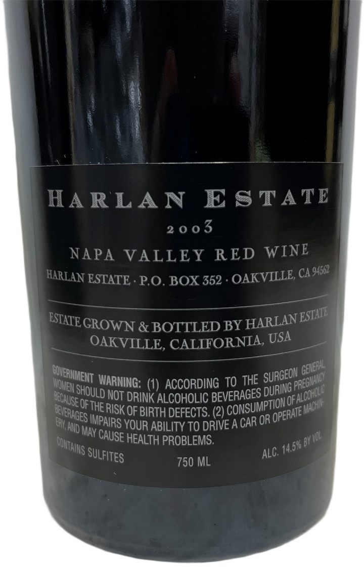 2003 Harlan Estate Napa Valley Proprietary Red