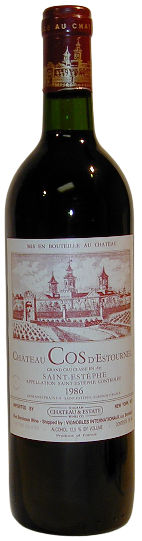 1986 Cos d'Estournel St Estephe