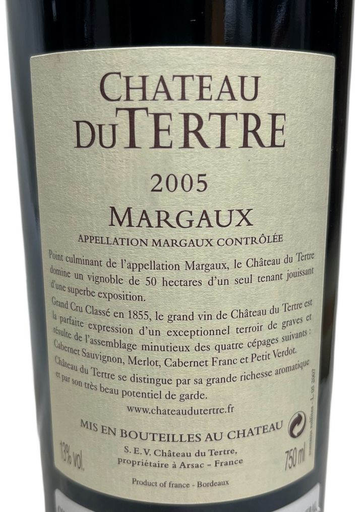 2005 Du Tertre Margaux