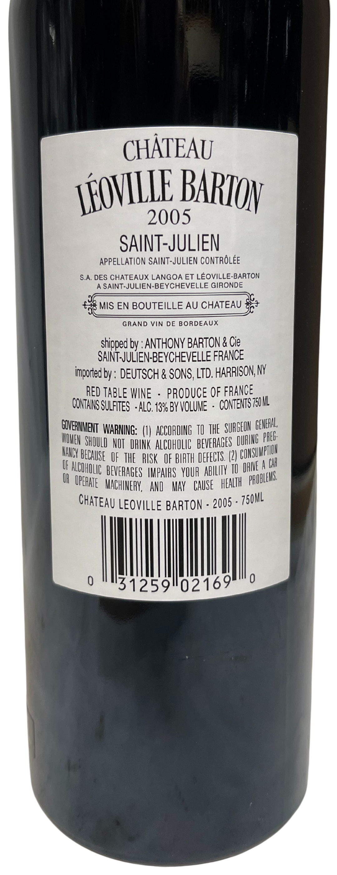 2005 Leoville Barton St Julien